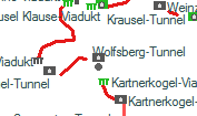 Wolfsberg-Tunnel szolgálati hely helye a térképen