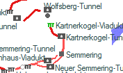 Kartnerkogel-Tunnel szolgálati hely helye a térképen