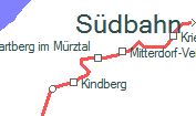 Wartberg im Mürztal szolgálati hely helye a térképen