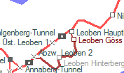 Galgenberg-Tunnel szolglati hely helye a trkpen