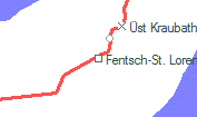 Fentsch-St. Lorenzen szolglati hely helye a trkpen