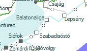 Balatonvilágos szolgálati hely helye a térképen
