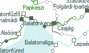Balatonakarattya szolgálati hely helye a térképen
