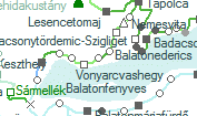 Balatongyörök szolgálati hely helye a térképen