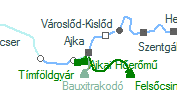 Ajka szolgálati hely helye a térképen
