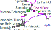Celerina/Schlarigna szolgálati hely helye a térképen