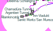 Sankt Moritz/San Murezzan szolgálati hely helye a térképen