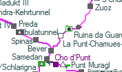 La Punt-Chamues-ch szolgálati hely helye a térképen