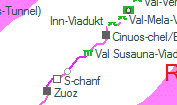 Val Susauna-Viadukt szolgálati hely helye a térképen