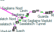 Val-Lavinuoz-Viadukt szolgálati hely helye a térképen