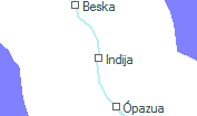 Indija szolgálati hely helye a térképen