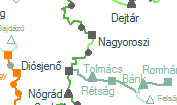 Borsosberény szolgálati hely helye a térképen
