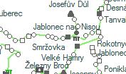 A vonalszakasz helye a térképen