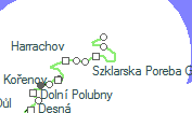Szklarska Poreba Gorna szolgálati hely helye a térképen