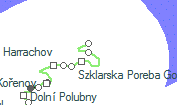 Szklarska Poreba Srednia szolgálati hely helye a térképen