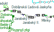 Dobšinská Ľadová Jaskyňa szolgálati hely helye a térképen
