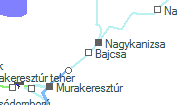 Bajcsa szolgálati hely helye a térképen