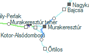 Murakeresztúr szolgálati hely helye a térképen