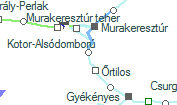 Belezna szolgálati hely helye a térképen