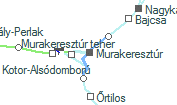 A vonalszakasz helye a térképen