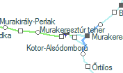 Kotor-Alsódomború szolgálati hely helye a térképen