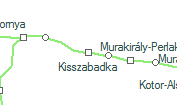 Kisszabadka szolgálati hely helye a térképen