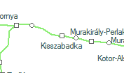 A vonalszakasz helye a térképen