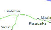Čakovec-Buzovec szolgálati hely helye a térképen