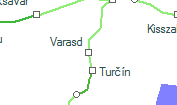 Varasd szolgálati hely helye a térképen