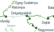 Drgelypalnk szolglati hely helye a trkpen