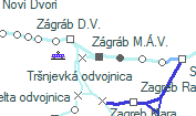 A vonalszakasz helye a térképen