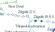 Zágráb D.V. szolgálati hely helye a térképen
