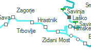 Hrastnik szolgálati hely helye a térképen
