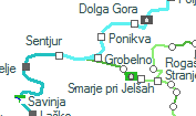 Grobelno szolgálati hely helye a térképen