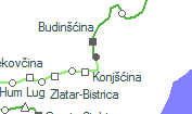 A vonalszakasz helye a térképen