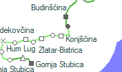 A vonalszakasz helye a térképen