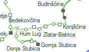 A vonalszakasz helye a térképen