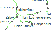 A vonalszakasz helye a térképen