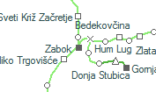 A vonalszakasz helye a térképen