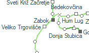 Veliko Trgovišće szolgálati hely helye a térképen