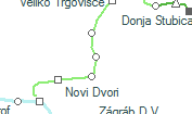 Kupljenovo szolgálati hely helye a térképen