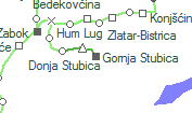 Gornja Stubica szolgálati hely helye a térképen