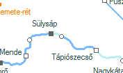 Szőlőstelep szolgálati hely helye a térképen