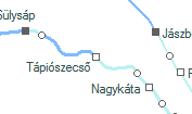 Tápiószecső szolgálati hely helye a térképen