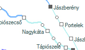 Szentmártonkáta szolgálati hely helye a térképen