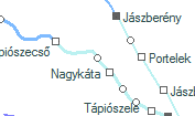 Szentmártonkáta szolgálati hely helye a térképen