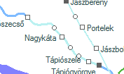 Nagykáta szolgálati hely helye a térképen