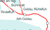 Arth-Goldau szolglati hely helye a trkpen