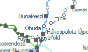 Dunakeszi alsó szolgálati hely helye a térképen