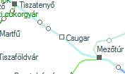 A vonalszakasz helye a térképen